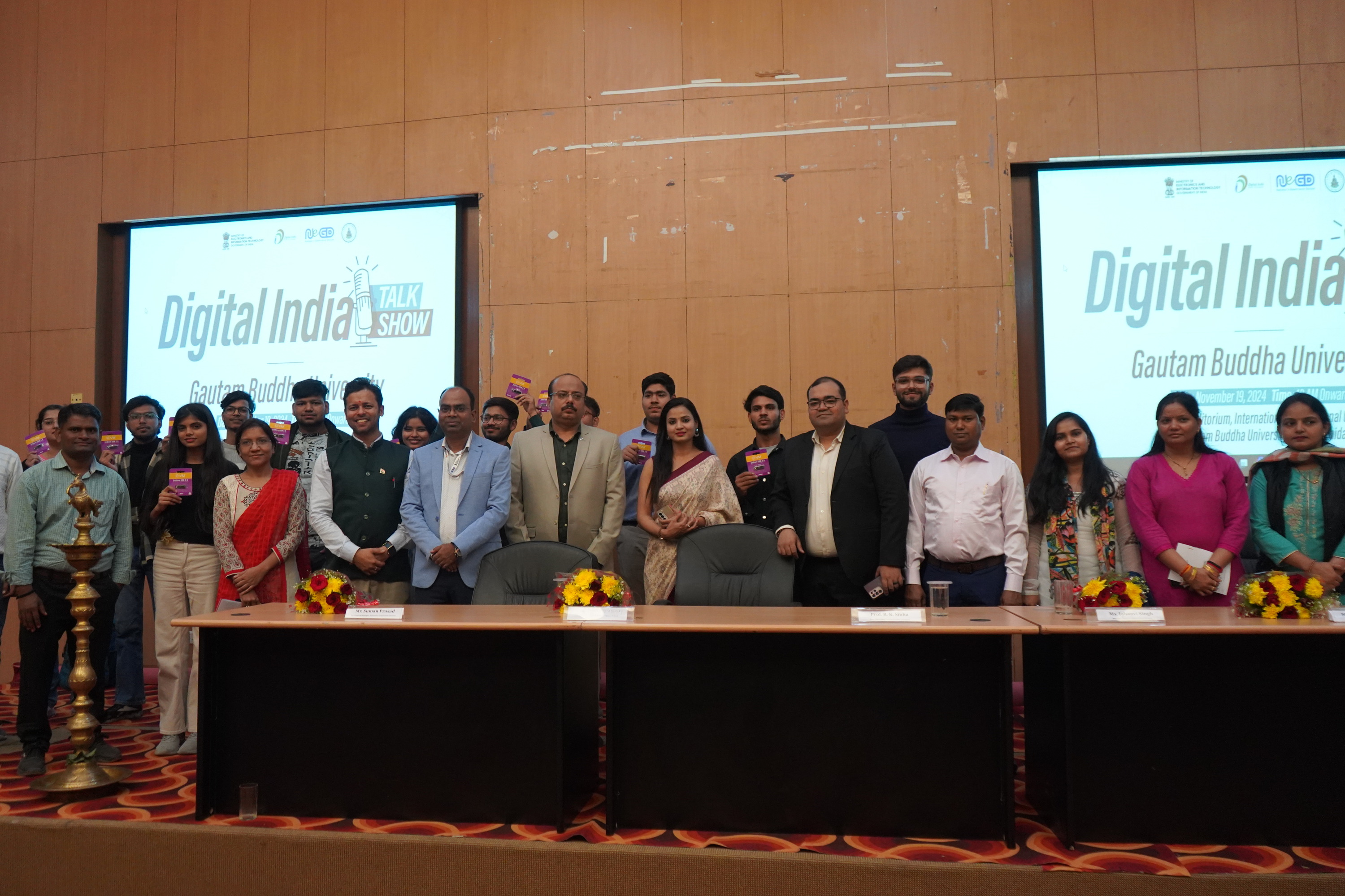 Digital India Awareness University Workshop cum Digital India Talk Show at Gautam Buddha University