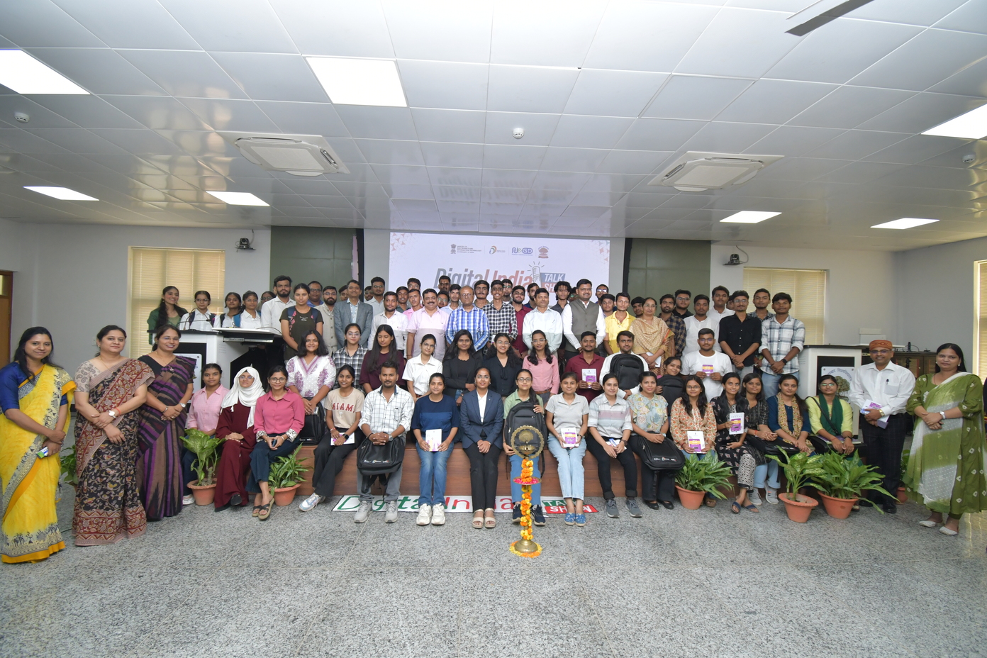 Digital India Awareness University Workshop cum Digital India Talk Show at University of Allahabad, Uttar Pradesh