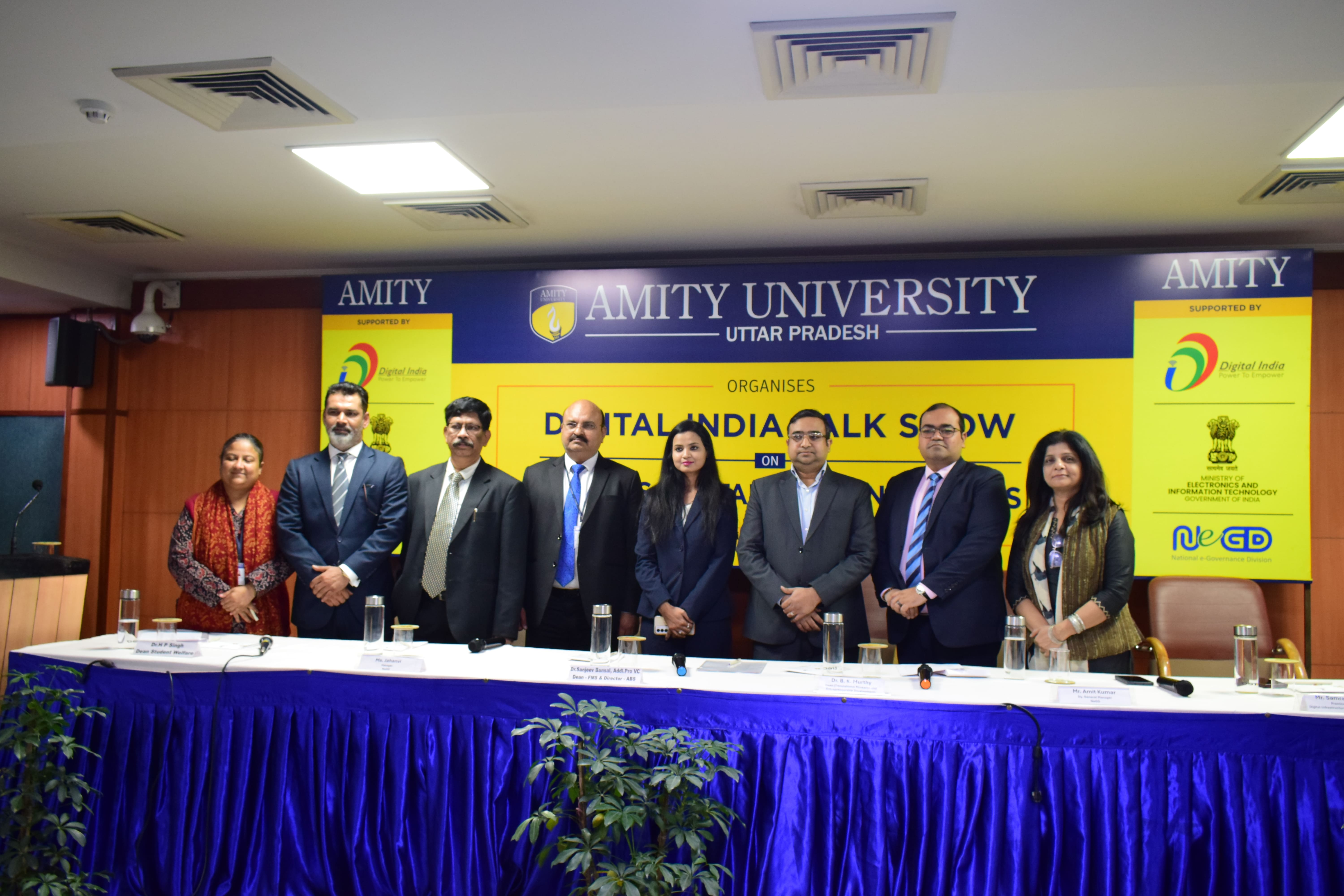 Digital India Talk Show cum Interactive Session at Amity University