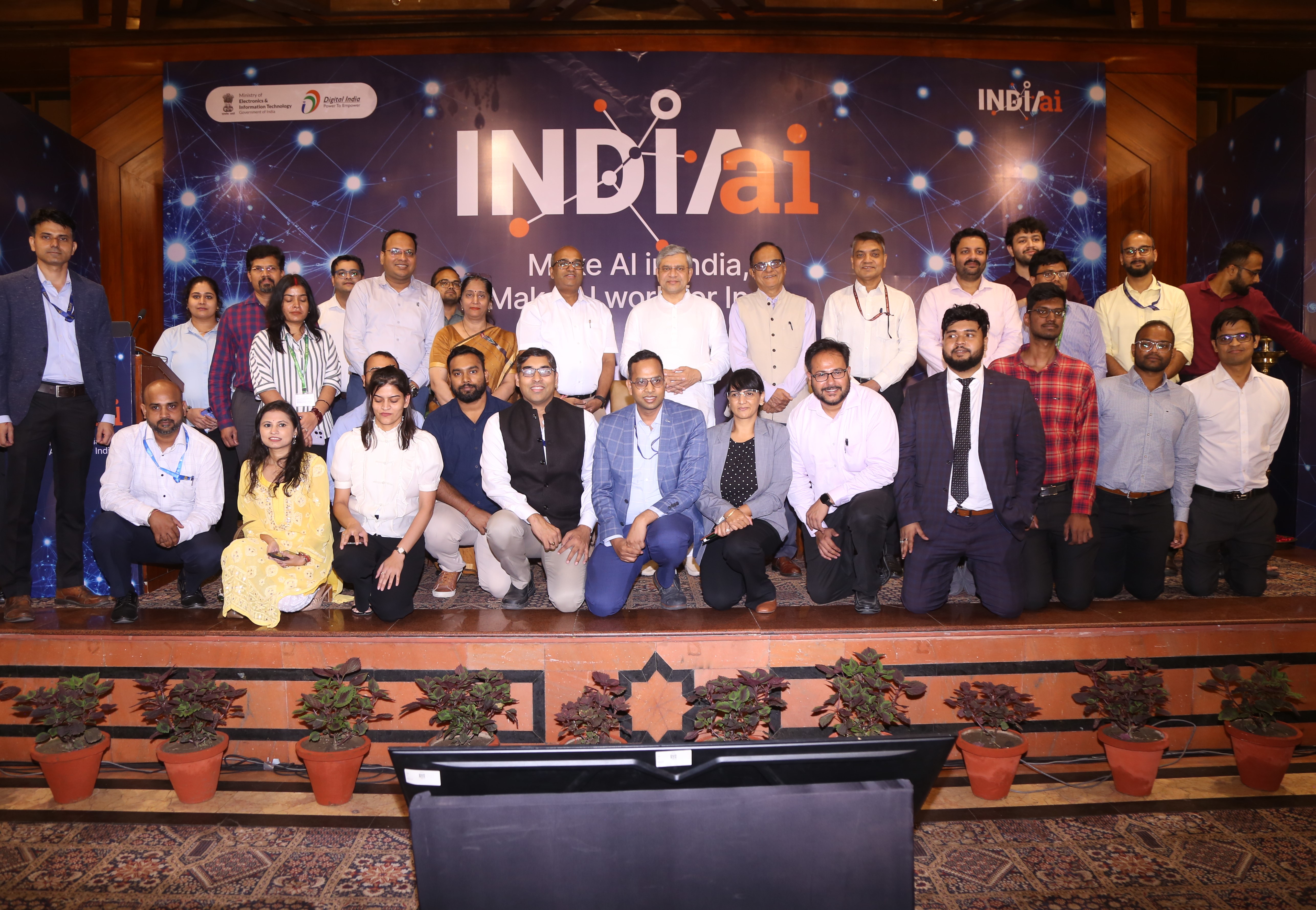 India’s Common Compute Capacity Crosses 34,000 GPUs, 3 More Startups to Develop and Deploy Indian Foundation Models